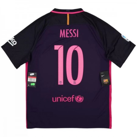 Barcelona Messi 10 2016-17 Retro Venkovní - Fotbalové Dresy (S/S) Barcelona Messi 10 2016-17 Retro Venkovní - Fotbalové Dresy (S/S)