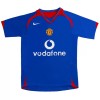Manchester United 2005-06 Retro Venkovní - Fotbalové Dresy (S/S)