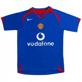 Manchester United 2005-06 Retro Venkovní - Fotbalové Dresy (S/S)