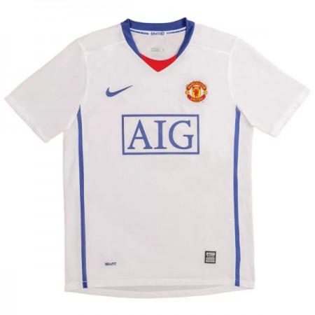 Manchester United 2008-09 Retro Venkovní - Fotbalové Dresy (S/S)