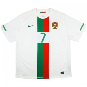 Portugalsko Ronaldo 7 2010 Retro Venkovní - Fotbalové Dresy (S/S)