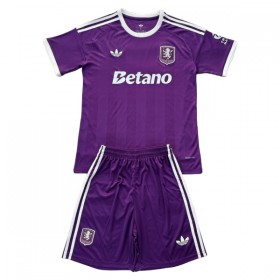 Aston Villa Brankářské Nachový 2025-26 - Dětské Fotbalové Dresy (S/S)