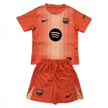 FC Barcelona Brankářské oranžový 2025-26 - Dětské Fotbalové Dresy (S/S) FC Barcelona Brankářské oranžový 2025-26 - Dětské Fotbalové Dresy (S/S)