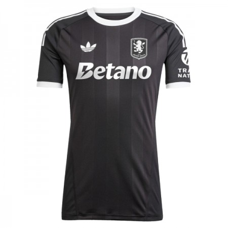 Aston Villa Brankářské Černá 2025-26 - Fotbalové Dresy (S/S)