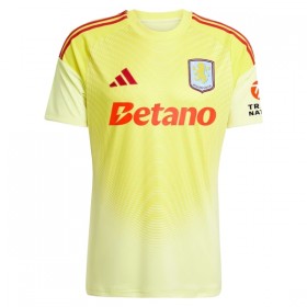Aston Villa Brankářské Žlutá 2025-26 - Fotbalové Dresy (S/S)