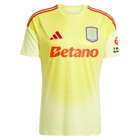 Aston Villa Brankářské Žlutá 2025-26 - Fotbalové Dresy (S/S) Aston Villa Brankářské Žlutá 2025-26 - Fotbalové Dresy (S/S)