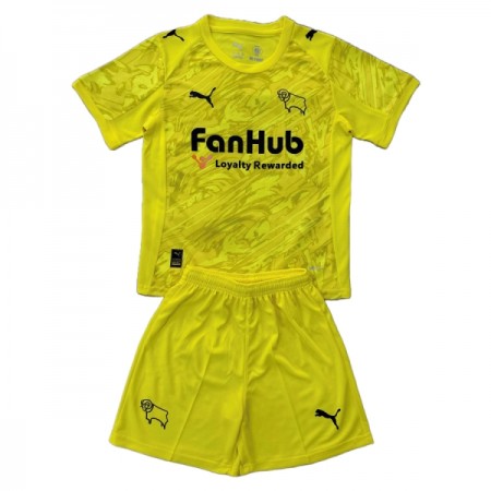 Derby County Brankářské Žlutá 2025-26 - Dětské Fotbalové Dresy (S/S) Derby County Brankářské Žlutá 2025-26 - Dětské Fotbalové Dresy (S/S)