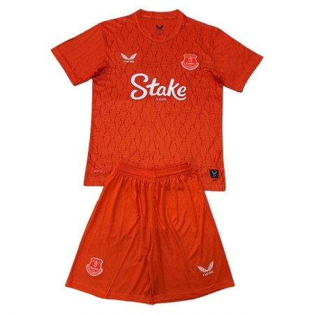 Everton Brankářské 2025-26 - Dětské Fotbalové Dresy (S/S)