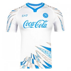 SSC Neapol Pre-Match Bílá 2025-26 - Fotbalové Dresy (S/S)