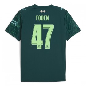 Manchester City Foden 47 EA Sport Čtvrtý 2025-26 - Fotbalové Dresy (S/S)