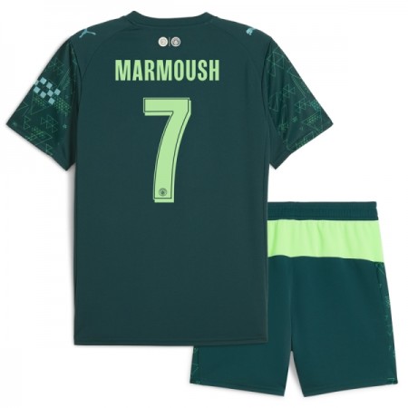 Manchester City Marmoush 7 EA Sport Čtvrtý 2025-26 - Dětské Fotbalové Dresy (S/S)