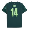 Manchester City Nico 14 EA Sport Čtvrtý 2025-26 - Fotbalové Dresy (S/S)