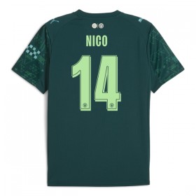 Manchester City Nico 14 EA Sport Čtvrtý 2025-26 - Fotbalové Dresy (S/S)