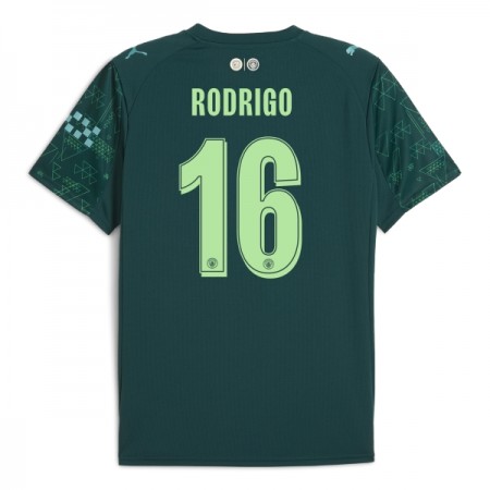 Manchester City Rodrigo 16 EA Sport Čtvrtý 2025-26 - Fotbalové Dresy (S/S)