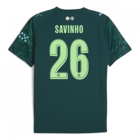 Manchester City Savinho 26 EA Sport Čtvrtý 2025-26 - Fotbalové Dresy (S/S)
