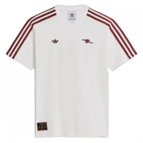 Arsenal Terrace Icons Bílá 2025-26 - Fotbalové Dresy (S/S)