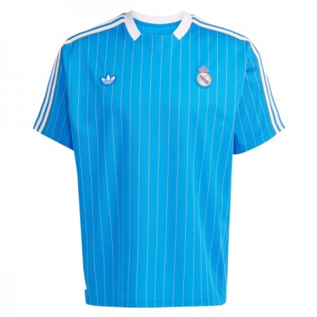Real Madrid Terrace Icons Modrá 2025-26 - Fotbalové Dresy (S/S)