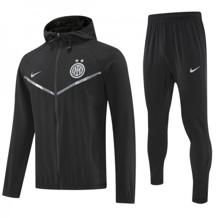 Tréninkový Bunda Kapucí Inter Milán Černá 2025-26 Tréninkový Bunda Kapucí Inter Milán Černá 2025-26