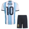 Argentina Messi 10 Domácí MS 2026 - Dětské Fotbalové Dresy (S/S) Argentina Messi 10 Domácí MS 2026 - Dětské Fotbalové Dresy (S/S)
