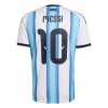 Argentina Messi 10 Domácí MS 2026 - Dětské Fotbalové Dresy (S/S)