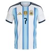 Argentina De Paul 7 Domácí MS 2026 - Dětské Fotbalové Dresy (S/S)