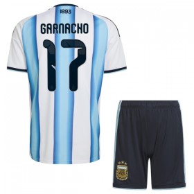 Argentina Garnacho 17 Domácí MS 2026 - Dětské Fotbalové Dresy (S/S)