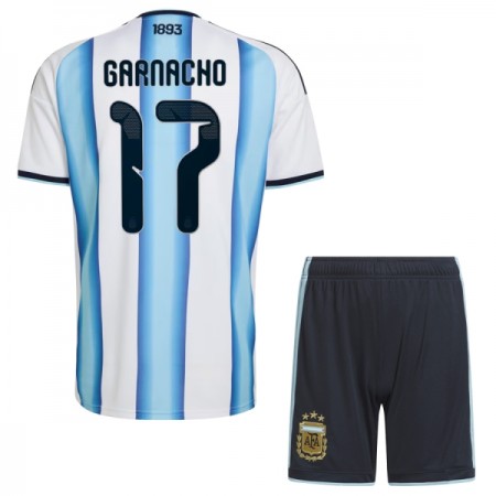 Argentina Garnacho 17 Domácí MS 2026 - Dětské Fotbalové Dresy (S/S) Argentina Garnacho 17 Domácí MS 2026 - Dětské Fotbalové Dresy (S/S)