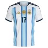 Argentina Garnacho 17 Domácí MS 2026 - Fotbalové Dresy (S/S)