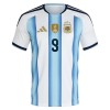 Argentina J. Alvarez 9 Domácí MS 2026 - Fotbalové Dresy (S/S)