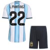 Argentina Lautaro Martinez 22 Domácí MS 2026 - Dětské Fotbalové Dresy (S/S)