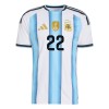 Argentina Lautaro Martinez 22 Domácí MS 2026 - Fotbalové Dresy (S/S)
