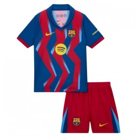 FC Barcelona Čtvrtý 2025-26 - Dětské Fotbalové Dresy (S/S)