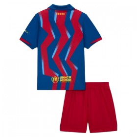 FC Barcelona Čtvrtý 2025-26 - Dětské Fotbalové Dresy (S/S)