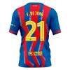 FC Barcelona Frenkie de Jong 21 Čtvrtý 2025-26 - Dětské Fotbalové Dresy (S/S)