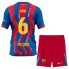 FC Barcelona Gavi 6 Čtvrtý 2025-26 - Dětské Fotbalové Dresy (S/S)