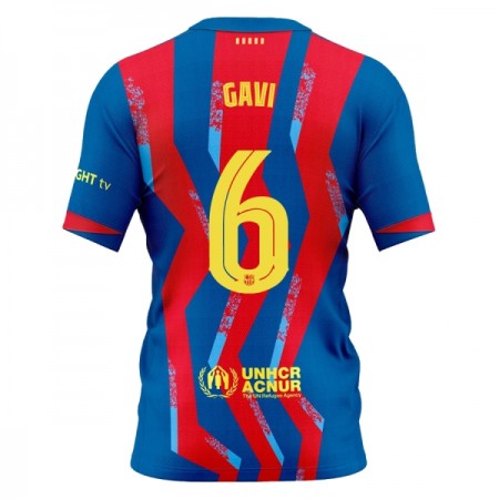 FC Barcelona Gavi 6 Čtvrtý 2025-26 - Fotbalové Dresy (S/S) FC Barcelona Gavi 6 Čtvrtý 2025-26 - Fotbalové Dresy (S/S)