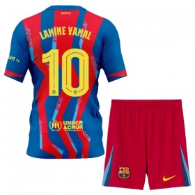FC Barcelona Lamine Yamal 10 Čtvrtý 2025-26 - Dětské Fotbalové Dresy (S/S)