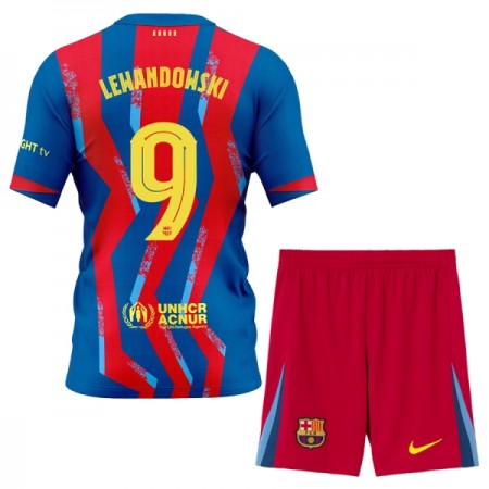 FC Barcelona Lewandowski 9 Čtvrtý 2025-26 - Dětské Fotbalové Dresy (S/S) FC Barcelona Lewandowski 9 Čtvrtý 2025-26 - Dětské Fotbalové Dresy (S/S)