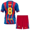 FC Barcelona Pedri 8 Čtvrtý 2025-26 - Dětské Fotbalové Dresy (S/S) FC Barcelona Pedri 8 Čtvrtý 2025-26 - Dětské Fotbalové Dresy (S/S)