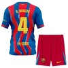 FC Barcelona R. Araujo 4 Čtvrtý 2025-26 - Dětské Fotbalové Dresy (S/S) FC Barcelona R. Araujo 4 Čtvrtý 2025-26 - Dětské Fotbalové Dresy (S/S)