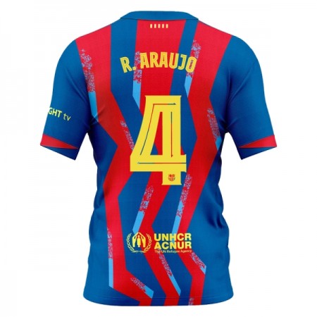 FC Barcelona R. Araujo 4 Čtvrtý 2025-26 - Fotbalové Dresy (S/S)