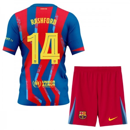 FC Barcelona Rashford 14 Čtvrtý 2025-26 - Dětské Fotbalové Dresy (S/S) FC Barcelona Rashford 14 Čtvrtý 2025-26 - Dětské Fotbalové Dresy (S/S)