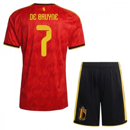 Belgie De Bruyne 7 Domácí MS 2026 - Dětské Fotbalové Dresy (S/S) Belgie De Bruyne 7 Domácí MS 2026 - Dětské Fotbalové Dresy (S/S)