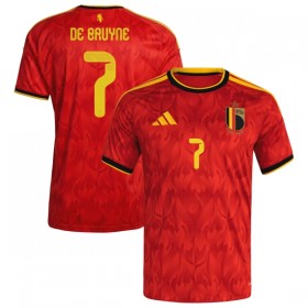 Belgie De Bruyne 7 Domácí MS 2026 - Fotbalové Dresy (S/S)