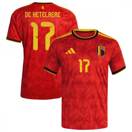 Belgie De Ketelaere 17 Domácí MS 2026 - Fotbalové Dresy (S/S) Belgie De Ketelaere 17 Domácí MS 2026 - Fotbalové Dresy (S/S)
