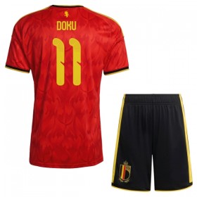 Belgie Doku 11 Domácí MS 2026 - Dětské Fotbalové Dresy (S/S)