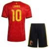 Belgie Lukaku 10 Domácí MS 2026 - Dětské Fotbalové Dresy (S/S) Belgie Lukaku 10 Domácí MS 2026 - Dětské Fotbalové Dresy (S/S)