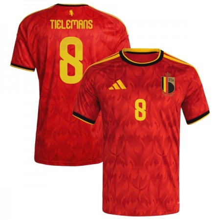 Belgie Tielemans 8 Domácí MS 2026 - Fotbalové Dresy (S/S)