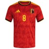 Belgie Tielemans 8 Domácí MS 2026 - Fotbalové Dresy (S/S)