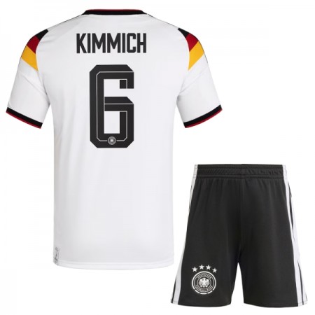 Německo Kimmich 6 Domácí MS 2026 - Dětské Fotbalové Dresy (S/S) Německo Kimmich 6 Domácí MS 2026 - Dětské Fotbalové Dresy (S/S)